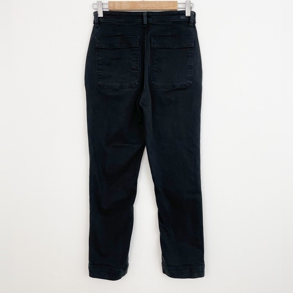 Everlane Black The Slim Leg Crop Regular Denim Jeans Size 2 - Picture 10 of 16